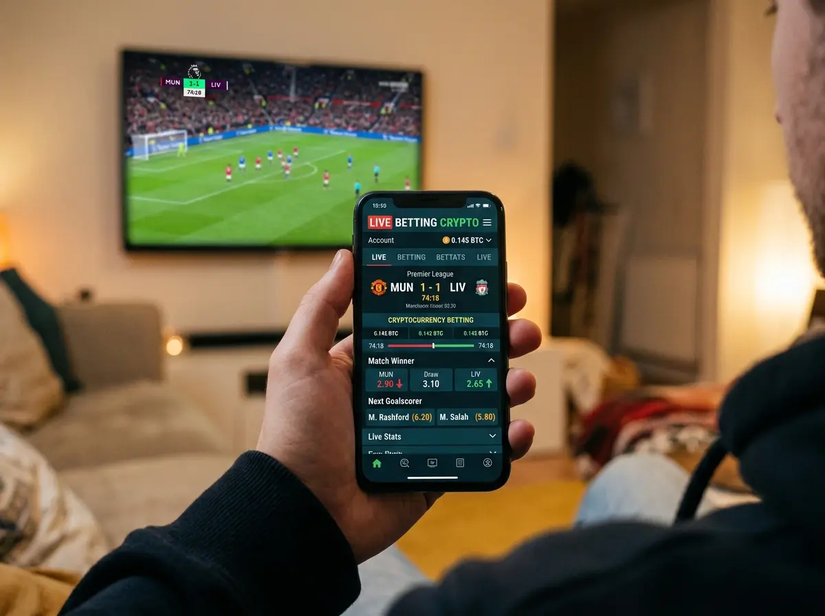 Live betting krüptovaluutaga - reaalajas panustamise kiiruse eelised