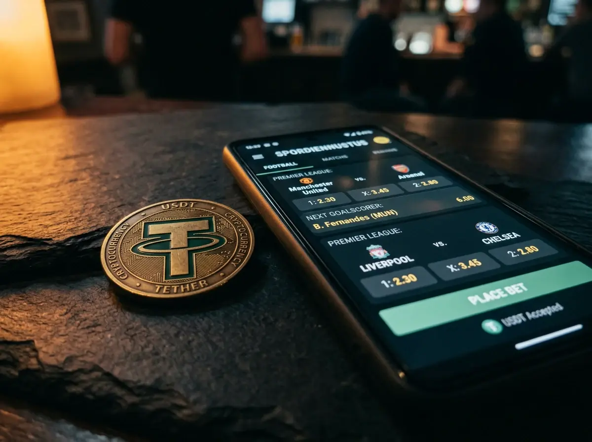 USDT stablecoin spordiennustuses - stabiilsuse eelised panustajale